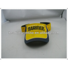 2013 high quality sun visor cap with embroidery logo made in Guangdong
